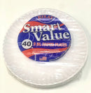 PLATO DE PAPEL BLANCO 9in C12