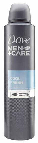 DOVE SPRAY 250ML HOMBRES FRESCO Y FRÍO CS6  /  UOM C6