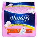 SIEMPRE CLÁSICO SENSIBLE 10CT PK8  /  UOM C16