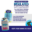 CAN COOLER CARD POCKET 6 PIECES PER DISPLAY