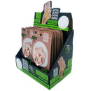 ANILLO DE TELÉFONO DE METAL BRILLANTE 12 PIEZAS POR DISPLAY