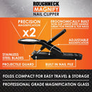 CORTAUÑAS CON LUPA ROUGHNECK 6 PIEZAS POR DISPLAY