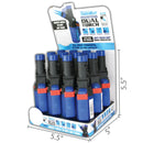 XXL MOVABLE HEAD TORCH BLUE 12 PIECES PER DISPLAY