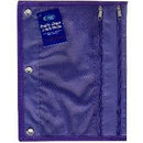 Mesh Zipper Pencil Pouch - Double Zipper - Assorted Colors in Display (48 Pack)