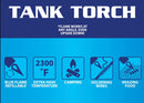 TORCH BLUE LARGE TANK TORCH XXL 14 PIECES PER DISPLAY