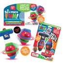 2 PACK LIGHT UP BATTLE TOPS 12 PIECES PER PACK