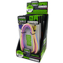 10FT COLOR FADE OMBRÉ CABLE VARIETY 6 PIECES PER DISPLAY