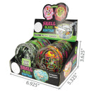 SKULL GLASS ASHTRAY 6 PIECES PER DISPLAY