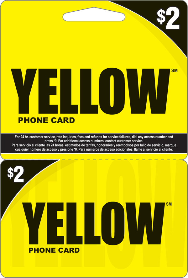 $2 YELLOW HARD CARDS